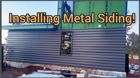 how to install box in metal lap siding siding|metal siding installation.